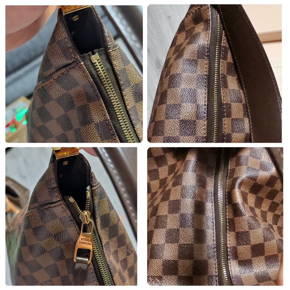 SOLD!!! Authentic Pre-Loved Louis Vuitton Damier Ebene Portobello GM Hobo - Picture 7 of 13